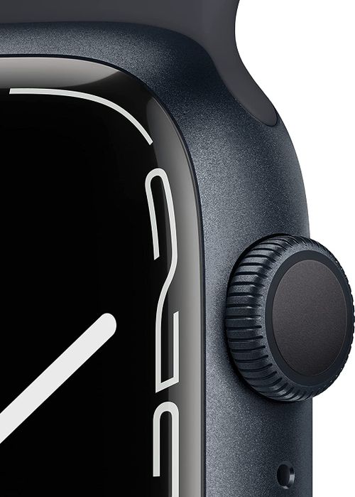 Apple Watch Series 7 (GPS, 45mm) - Midnight Aluminium Case, Midnight Sport Band